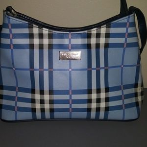 Blue Plaid Handbag